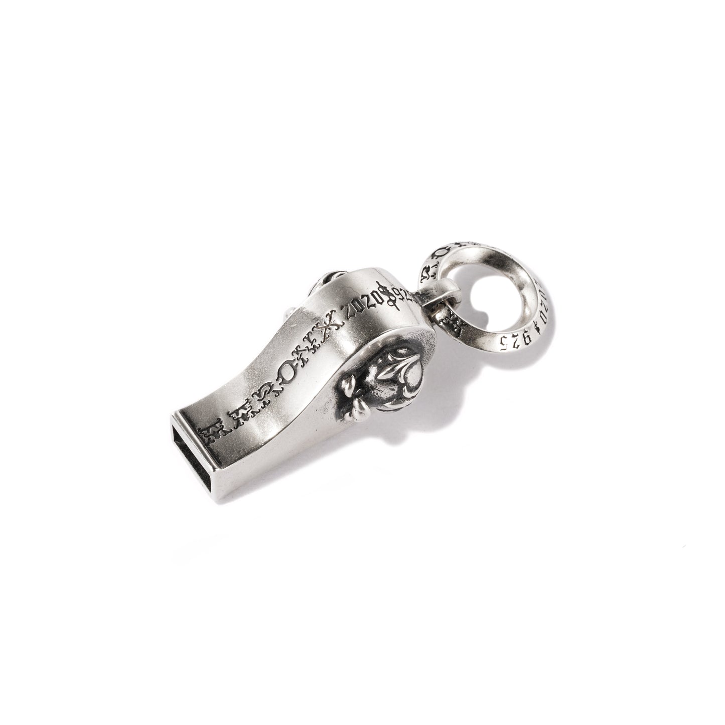 Vintage Lily Whistle Pendant