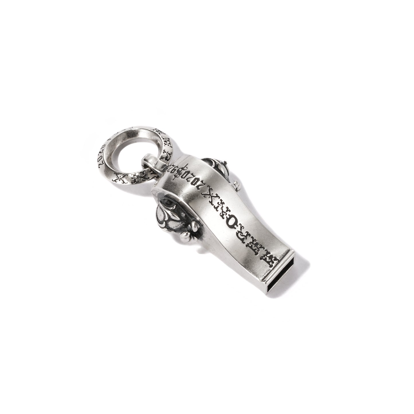 Vintage Lily Whistle Pendant