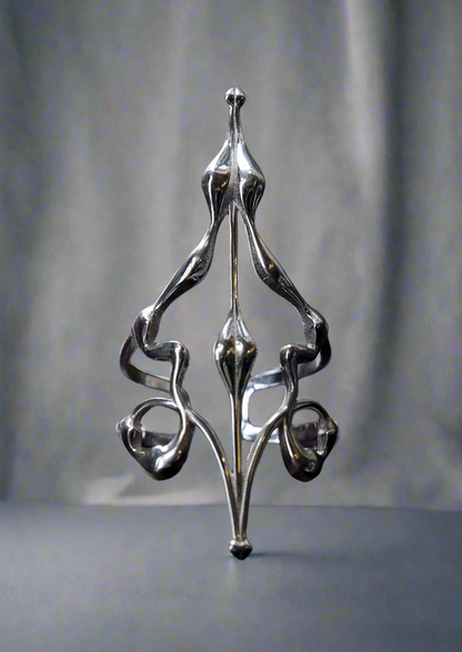 The Breath of Stillness Silver Ring