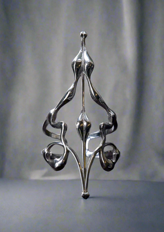The Breath of Stillness Silver Ring